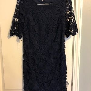 Navy lace cocktail dress, worn once
